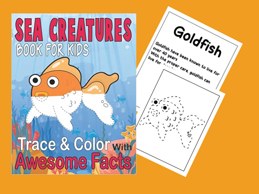 Sea Creatures Book for Kids